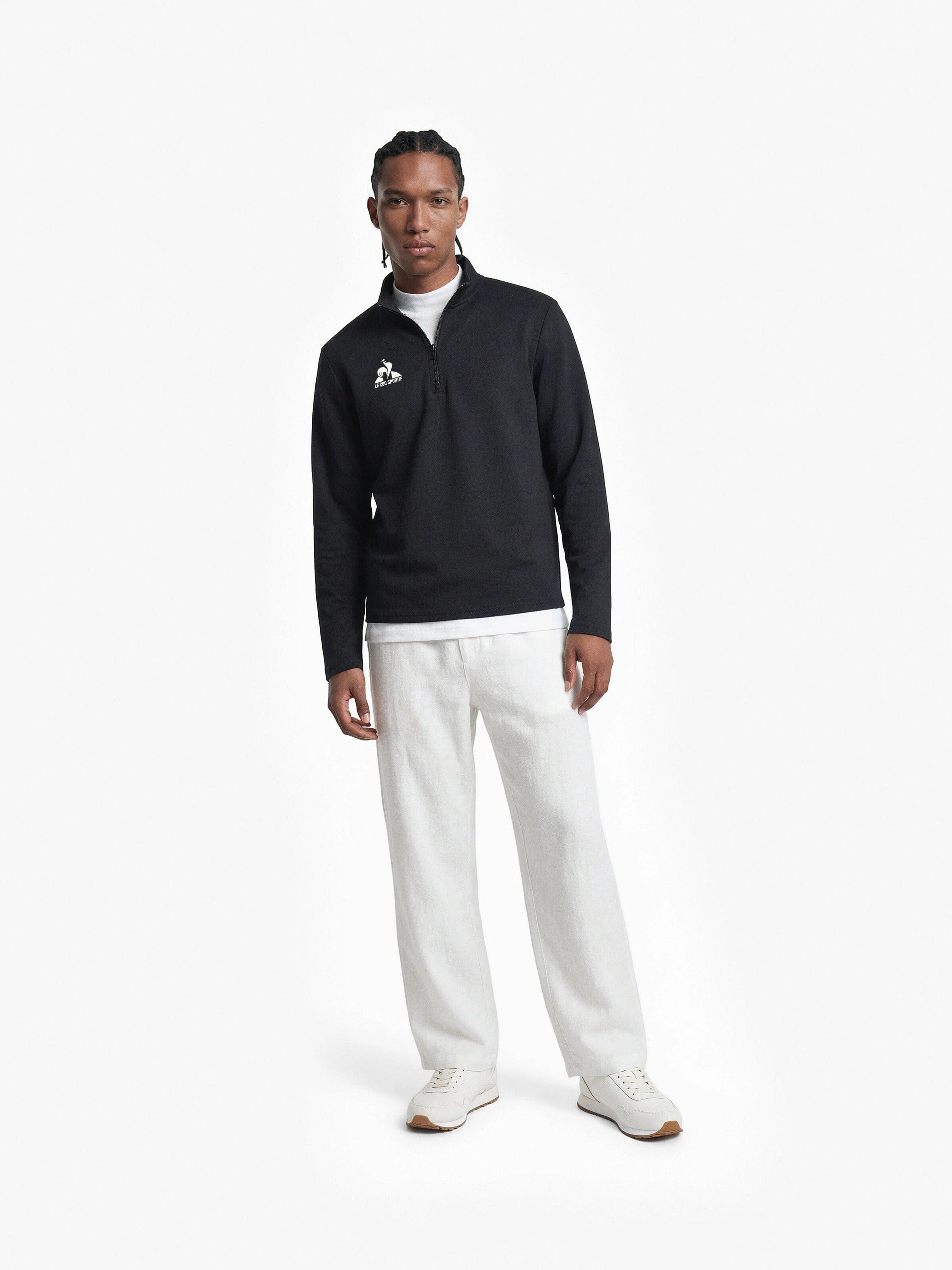 Le Coq Sportif N°1 Training Sweat 1/2 Zip Noir L 3/5