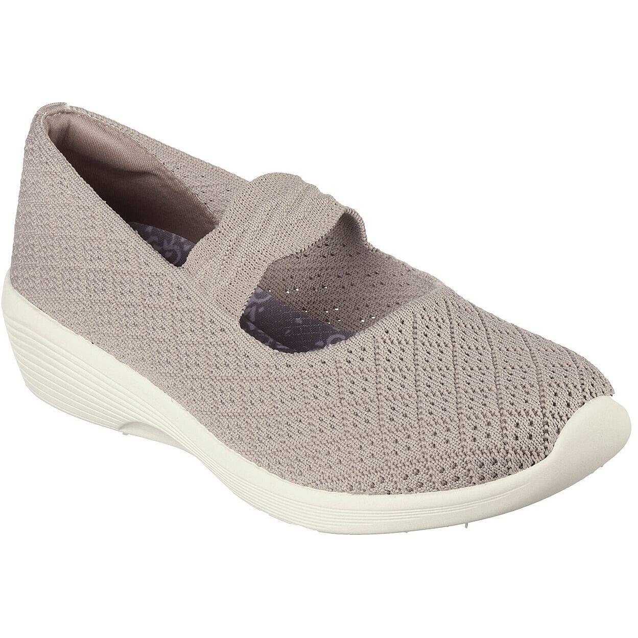 Balerini femei Skechers Arya - That's Sweet, Bej