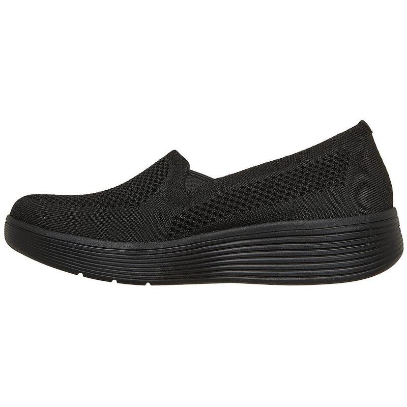 Balerini femei Skechers Arch Fit Laguna - Adore Her, Negru