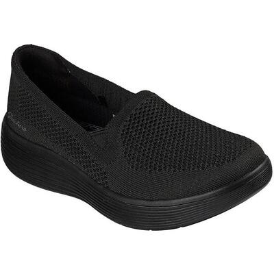 Appartementen skechers arch fit laguna - adore her, zwart, dames