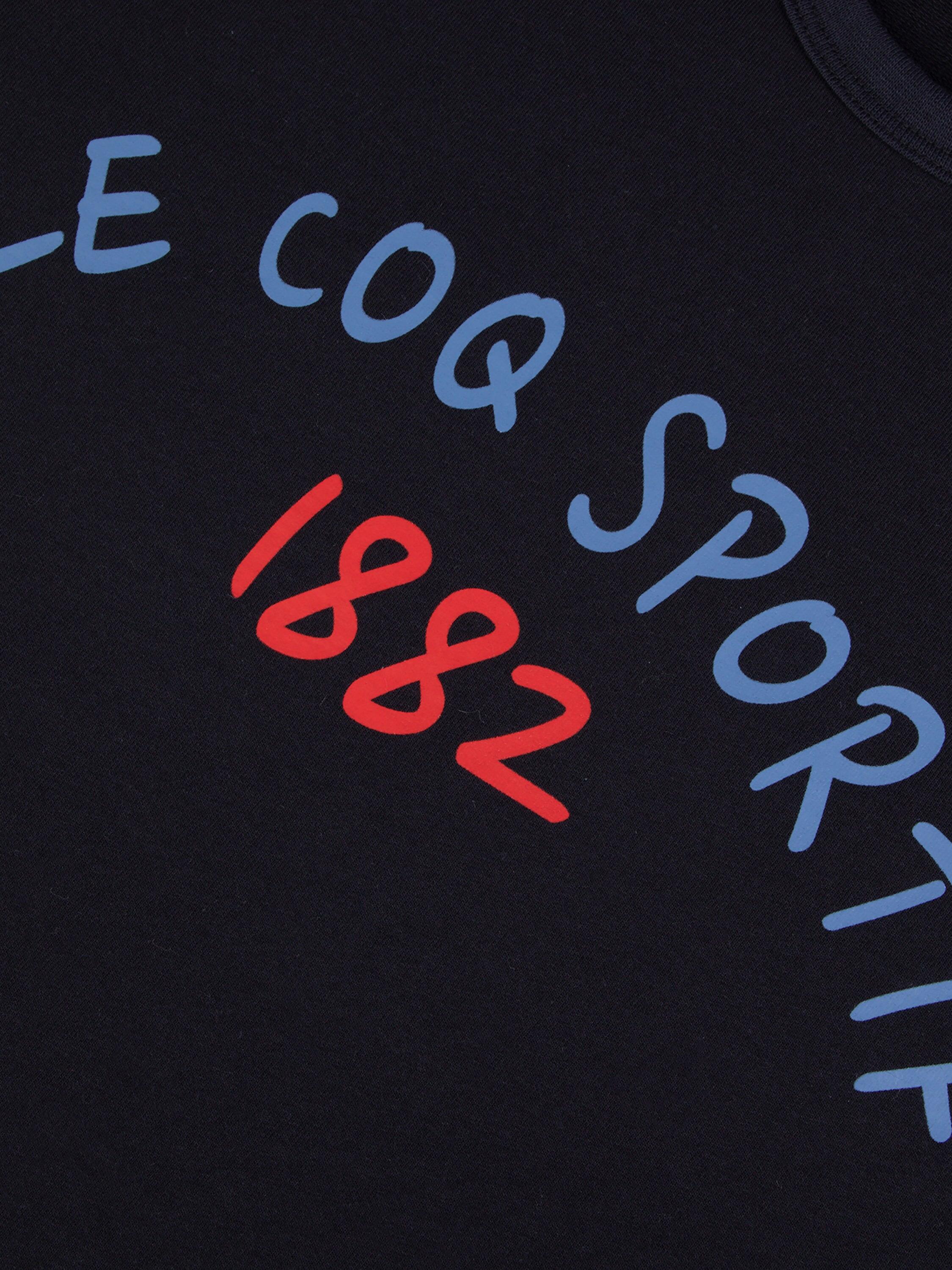 Sweat col rond en molleton léger Tricolores 3/3