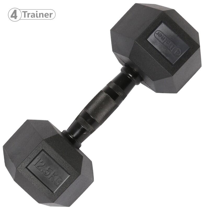 PACK HALTÈRES - 5 à 20KG avec Rack - 6 Paires (5, 10, 12.5, 15, 17.5, 20kg) - 4T 5/7