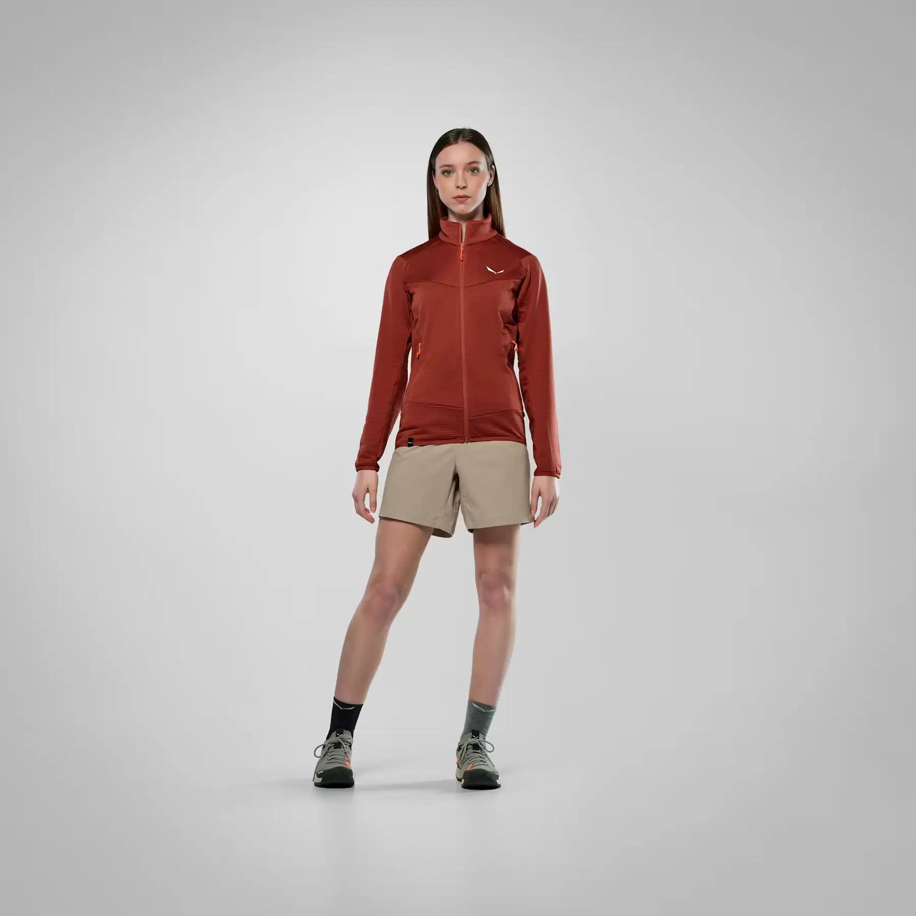 Chaqueta de senderismo con cremallera para mujer Salewa Puez Altavia 4/5