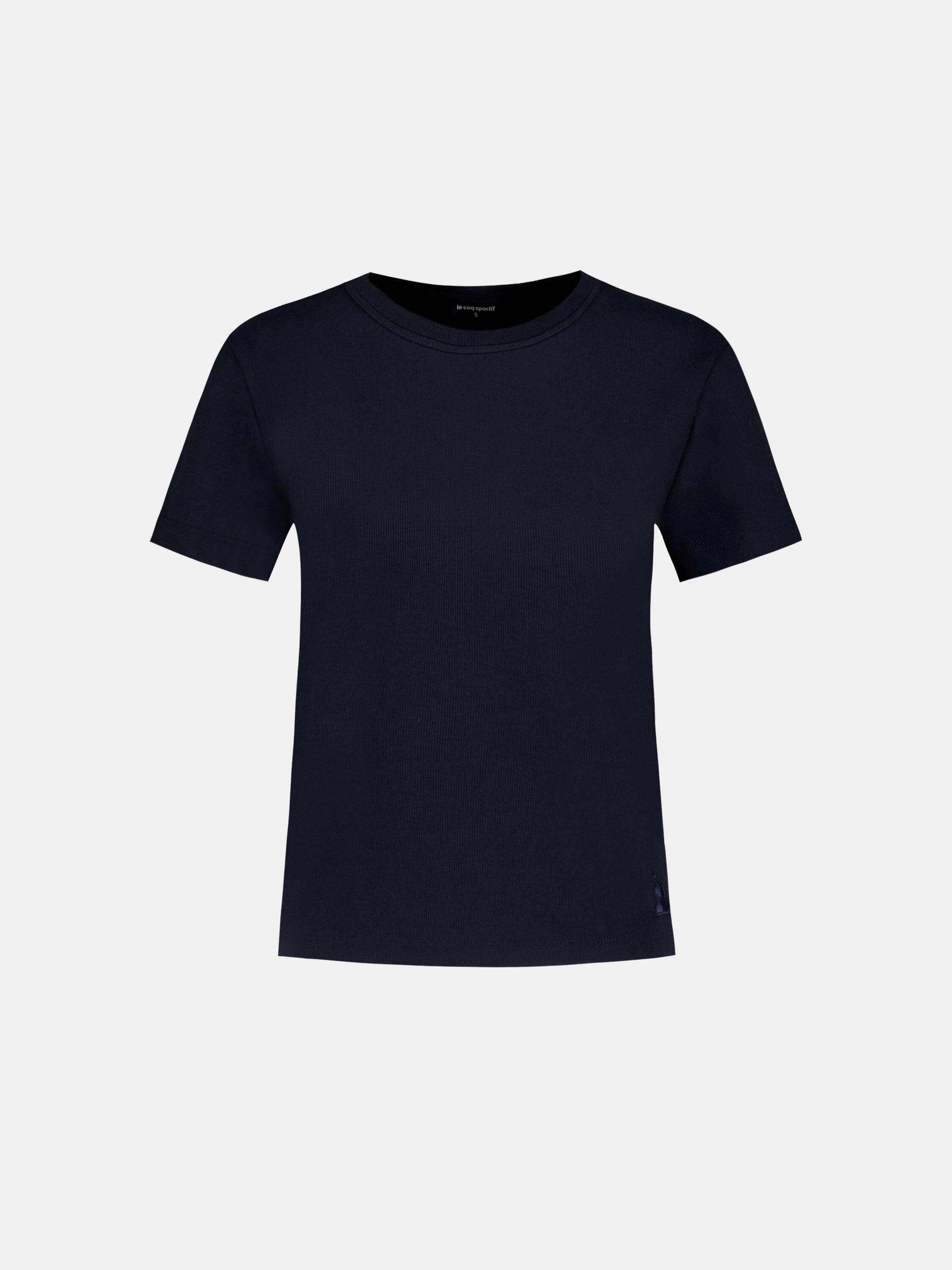 T-shirt crop Essentiel en jersey côtelé Essentiels ton/ton 2/5