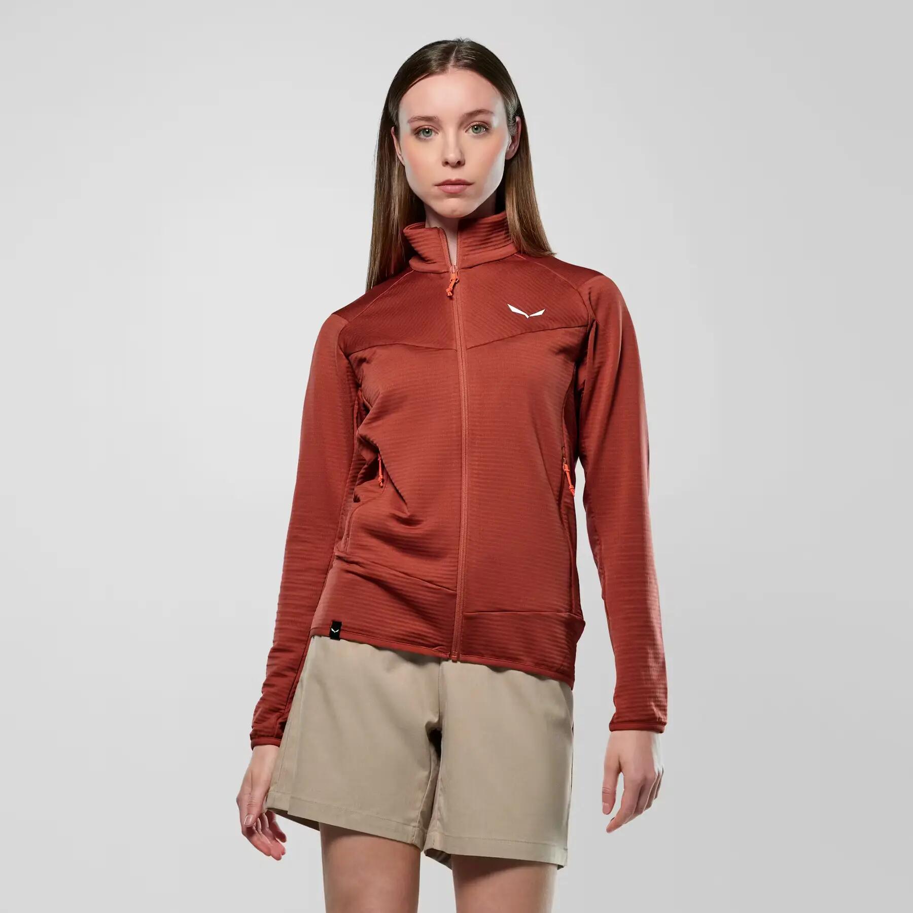Chaqueta de senderismo con cremallera para mujer Salewa Puez Altavia 3/5