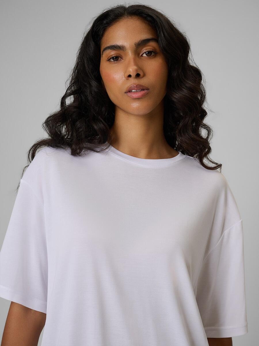 T-shirt loose gładki damski 4F 4FRSS26TTSHF4262 4/6