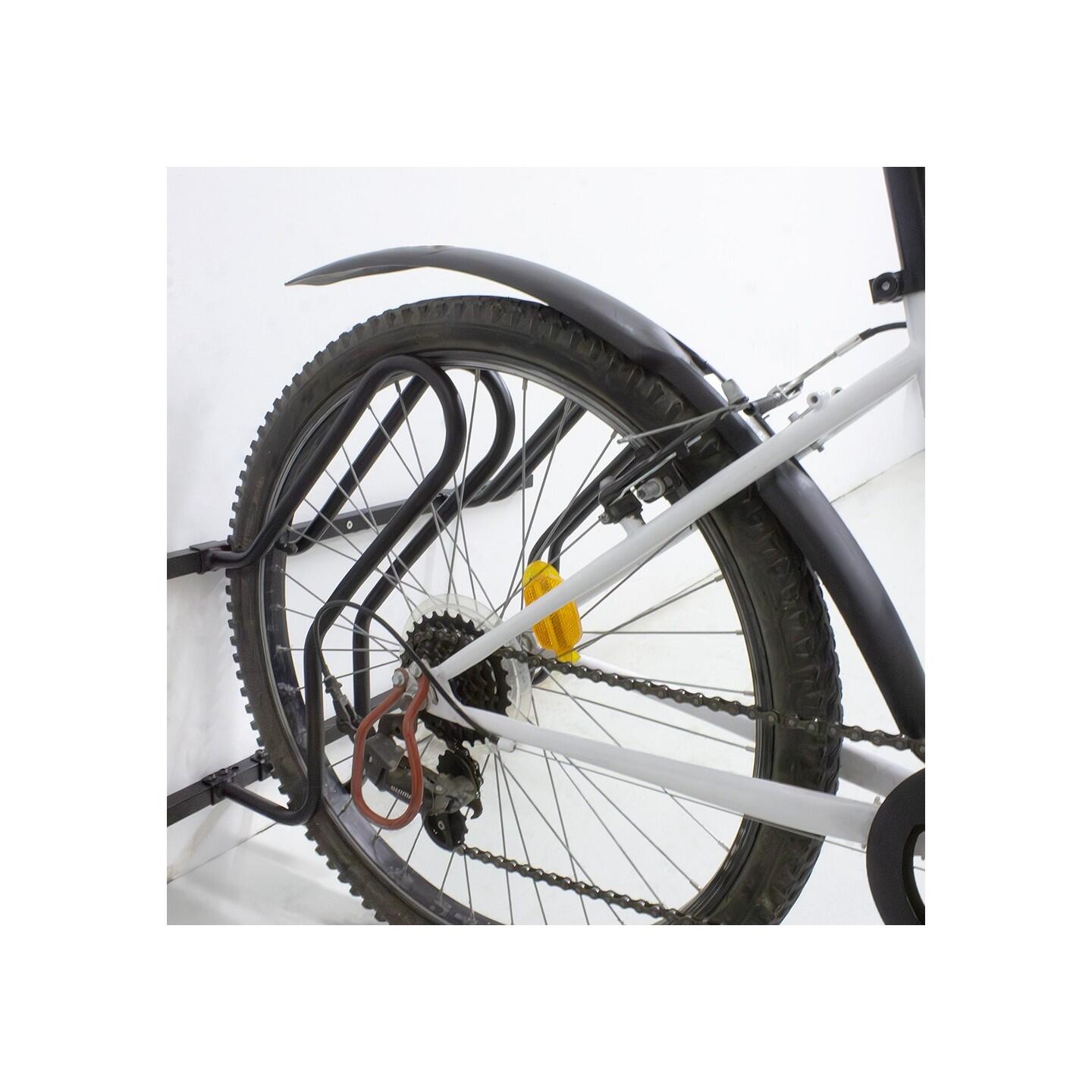 Râtelier 2 vélos Cyclo en métal noir 71,5 x 48 x 29,5 cm 3/7