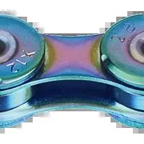 KMC X12L Aurora Blue 12-speed chain - 126 links