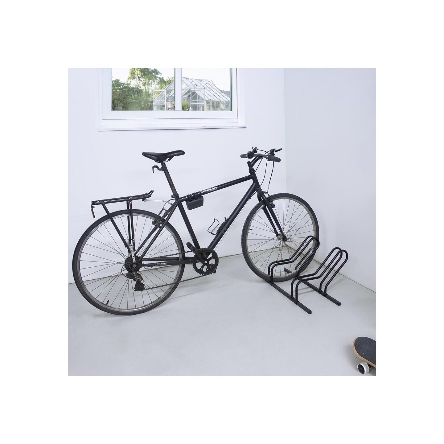 Râtelier 2 vélos Cyclo en métal noir 71,5 x 48 x 29,5 cm 2/7