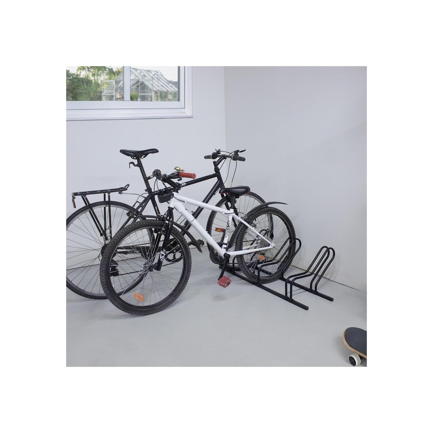Râtelier 3 vélos Cyclo en métal noir 107 x 48 x 29,5 cm 2/7