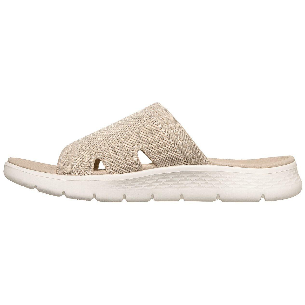 Sandalen Skechers Go Walk Flex Sandal - Isabell, Beige, Dames 5/5