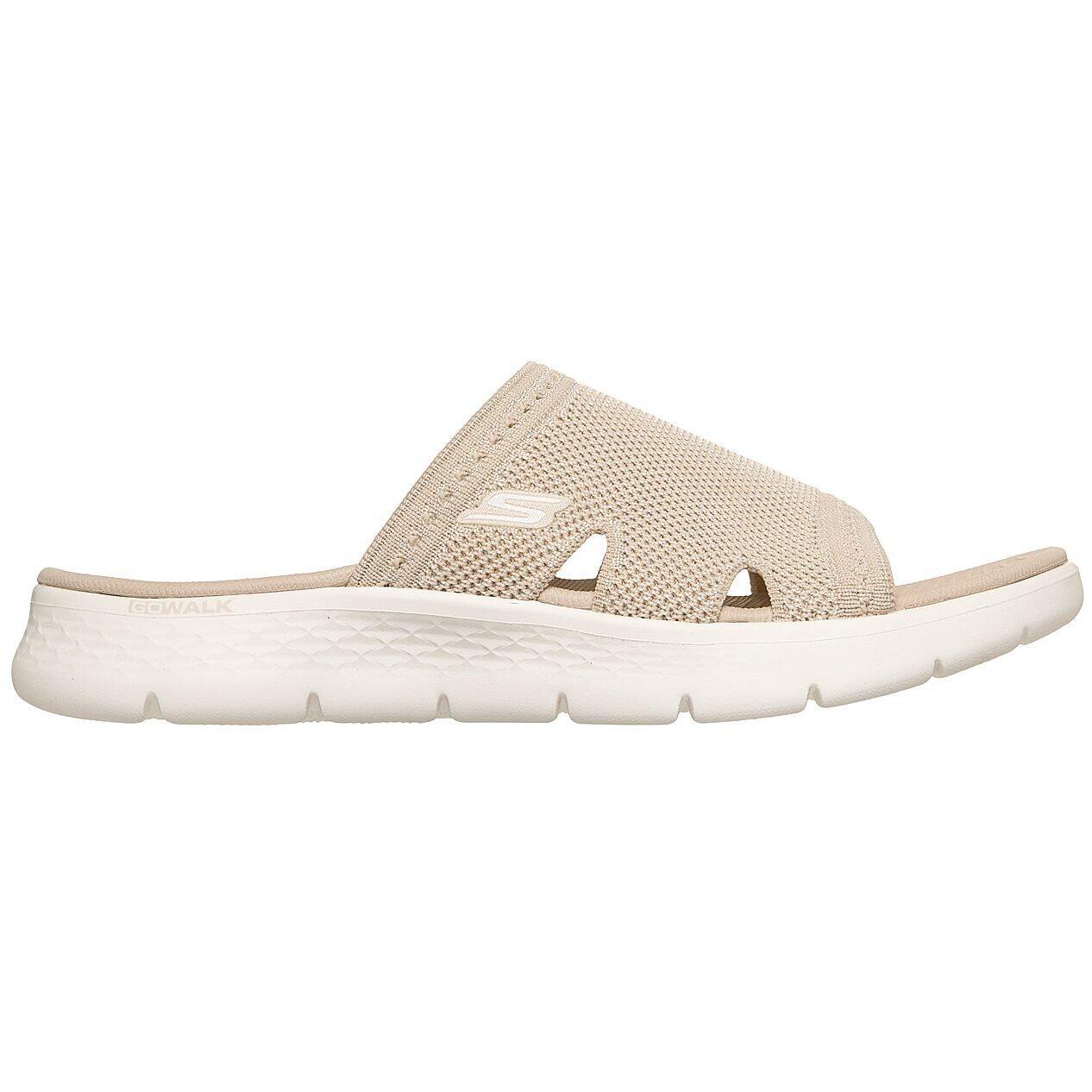 Sandali Skechers Go Walk Flex Sandal - Isabell, Beige, Donne 3/5