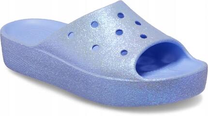 Klapki Dla Dorosłych Crocs Classic Platform Glitter Slide