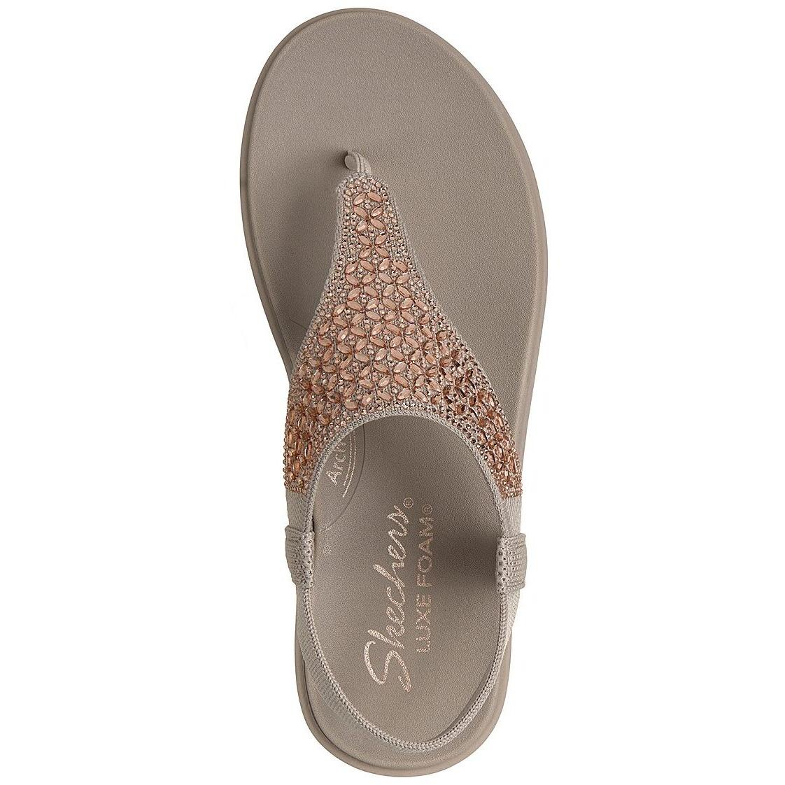 Sandales Skechers Meditation Luxe-modern Event, Beige, Femmes 2/5