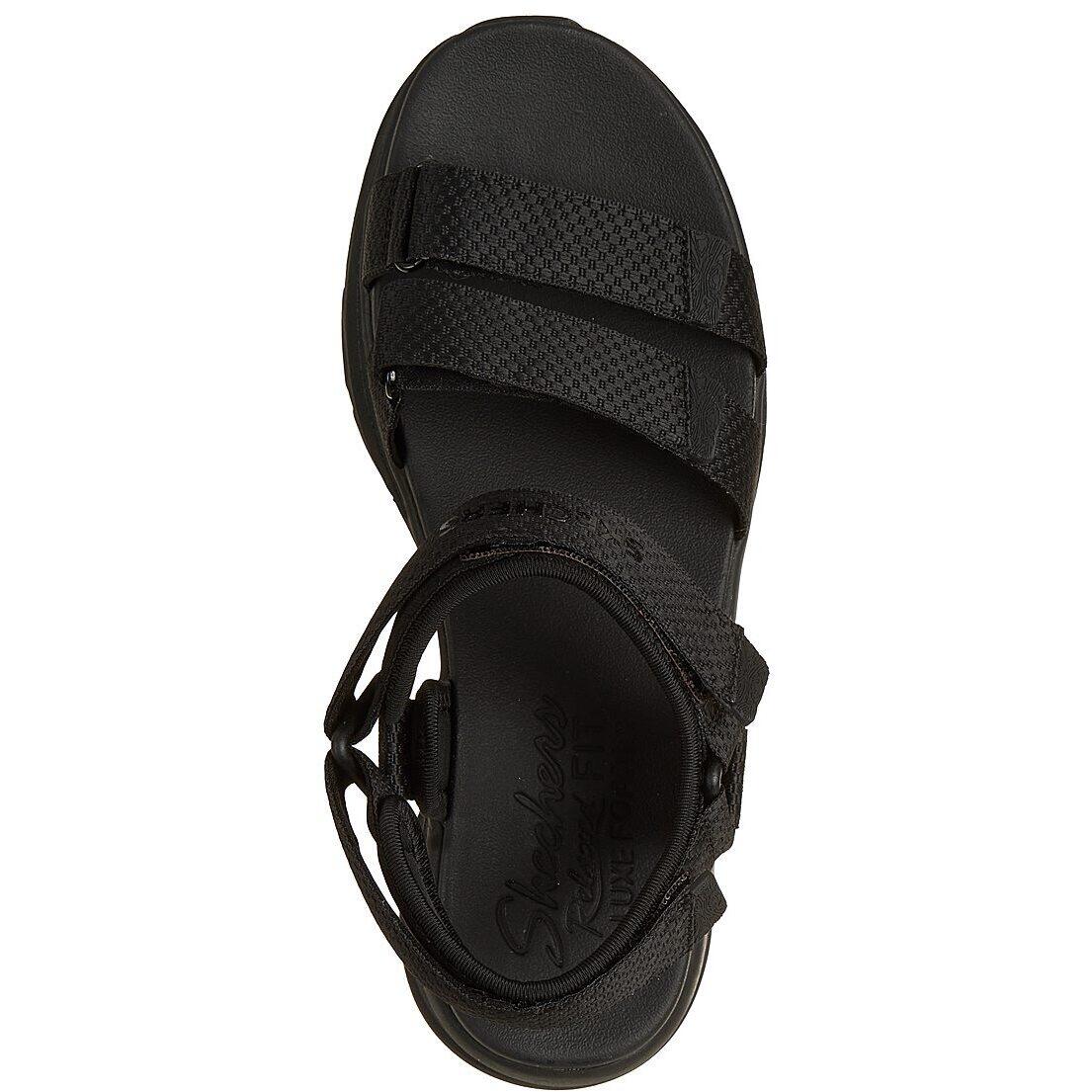 Sandalen Skechers D'lux Walker Sandal-sea-scape, Zwart, Dames 2/5