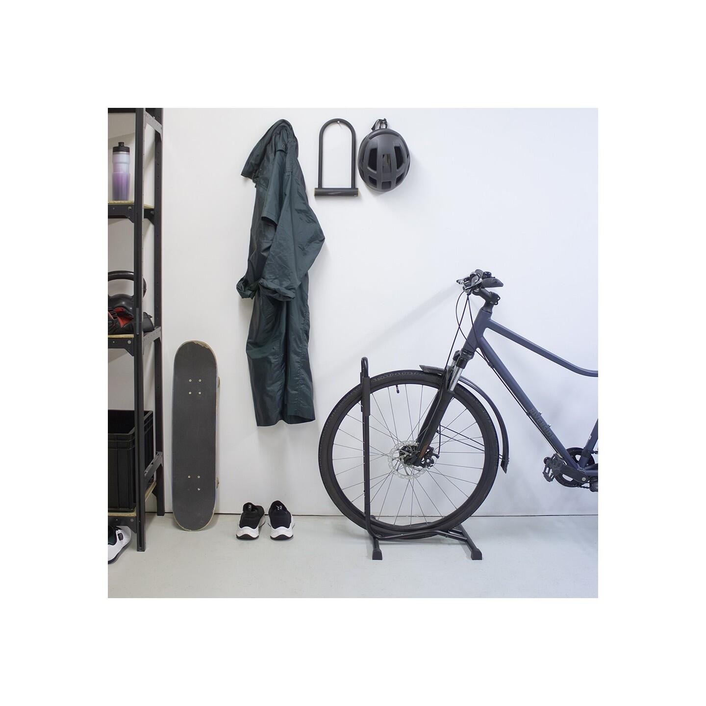 Porte-vélo Moby en métal noir 36 x 44 x 76 cm 2/7