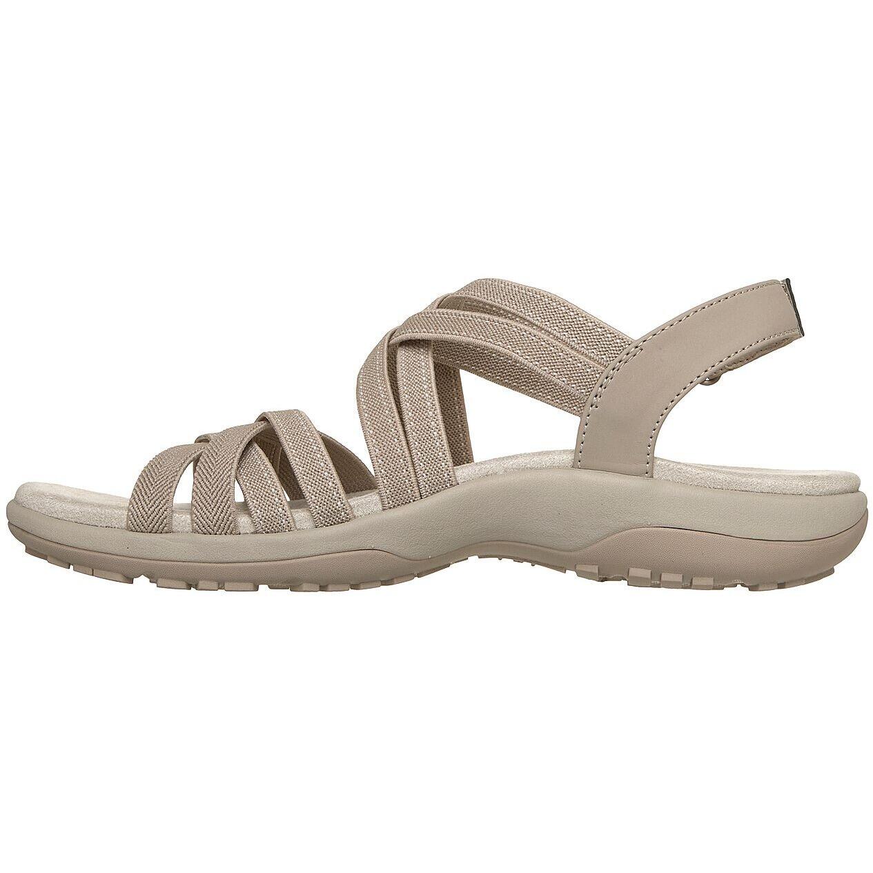 Sandalen Skechers Reggae Slim - Summer Getaway, Beige, Dames 5/5