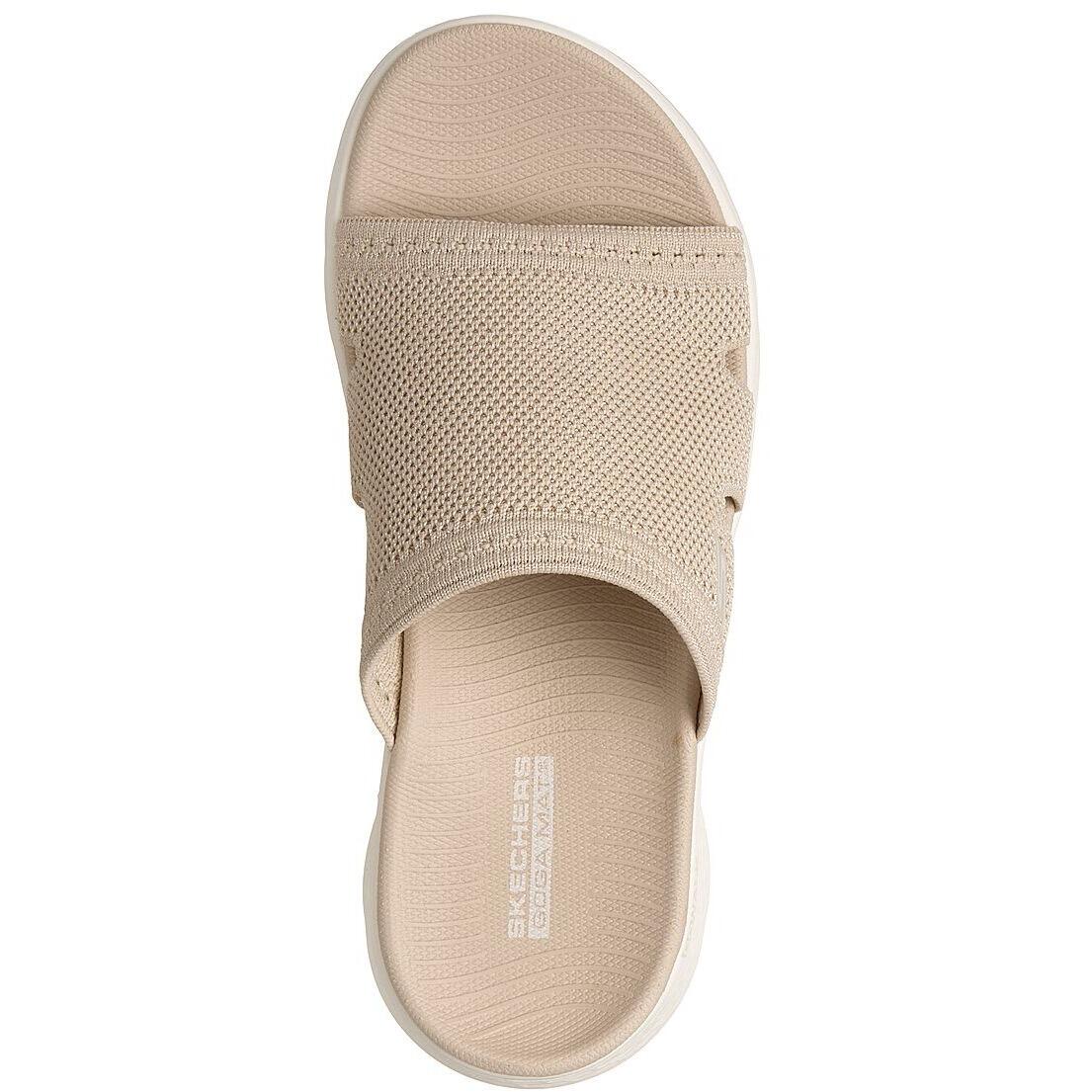 Sandali Skechers Go Walk Flex Sandal - Isabell, Beige, Donne 2/5