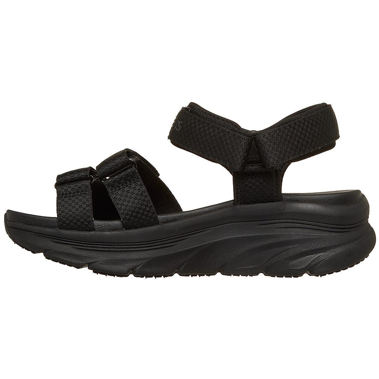 Sandalen Skechers D'lux Walker Sandal-sea-scape, Zwart, Dames 5/5