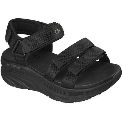 Sandali Skechers D'lux Walker Sandal-sea-scape Nero Donne