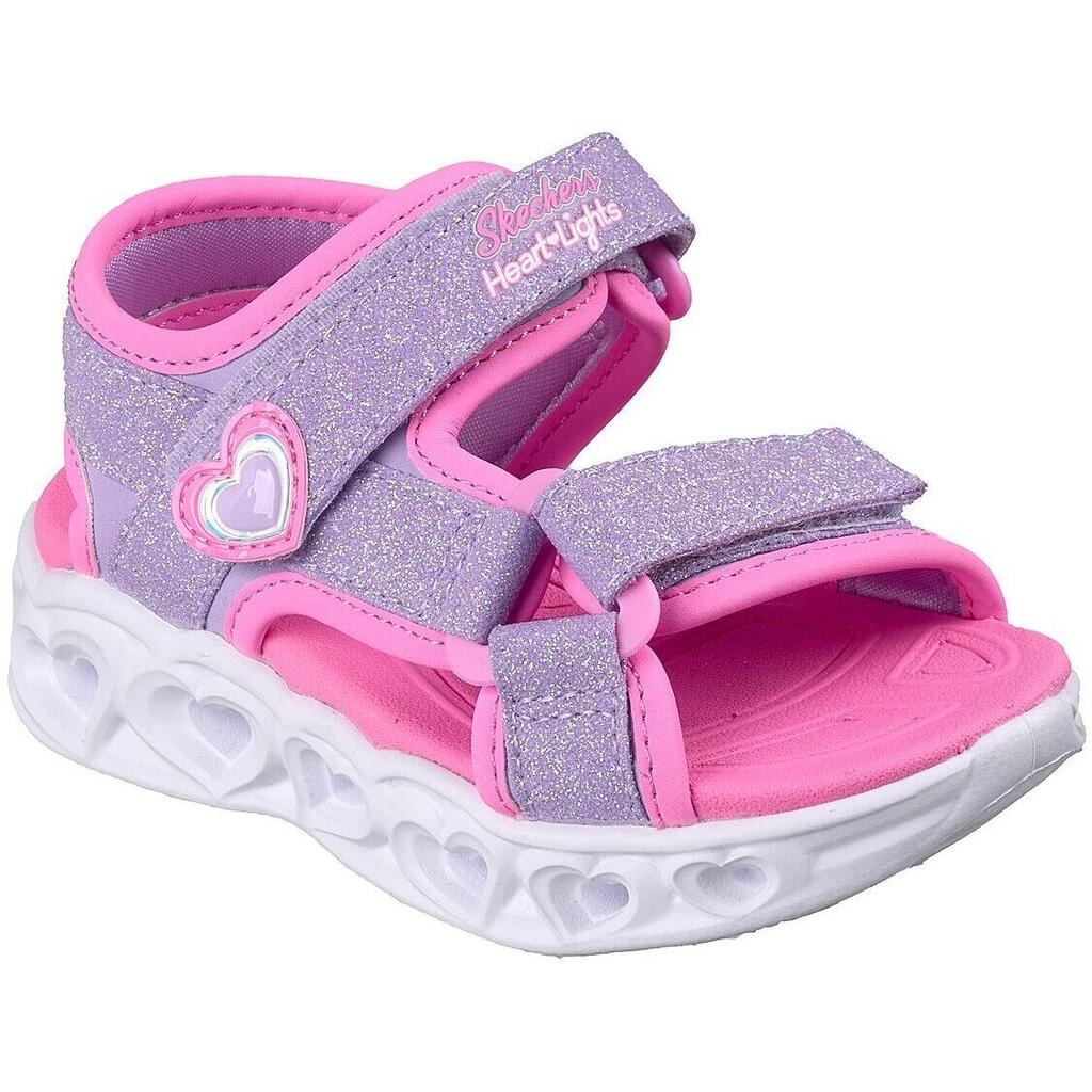 Сандали Skechers S Lights-heart Lights Sandal, Лилав, Деца