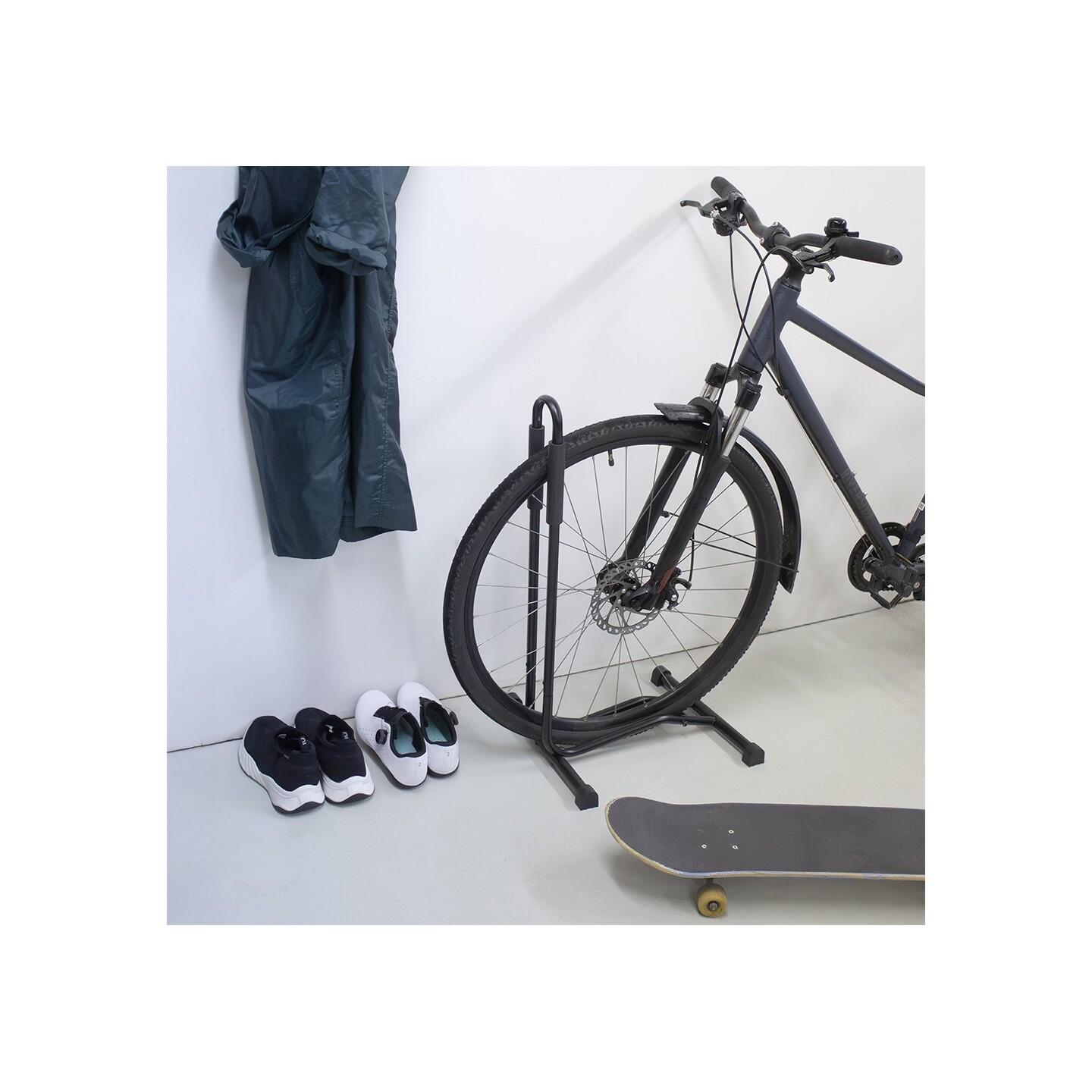 Porte-vélo Moby en métal noir 36 x 44 x 76 cm 6/7