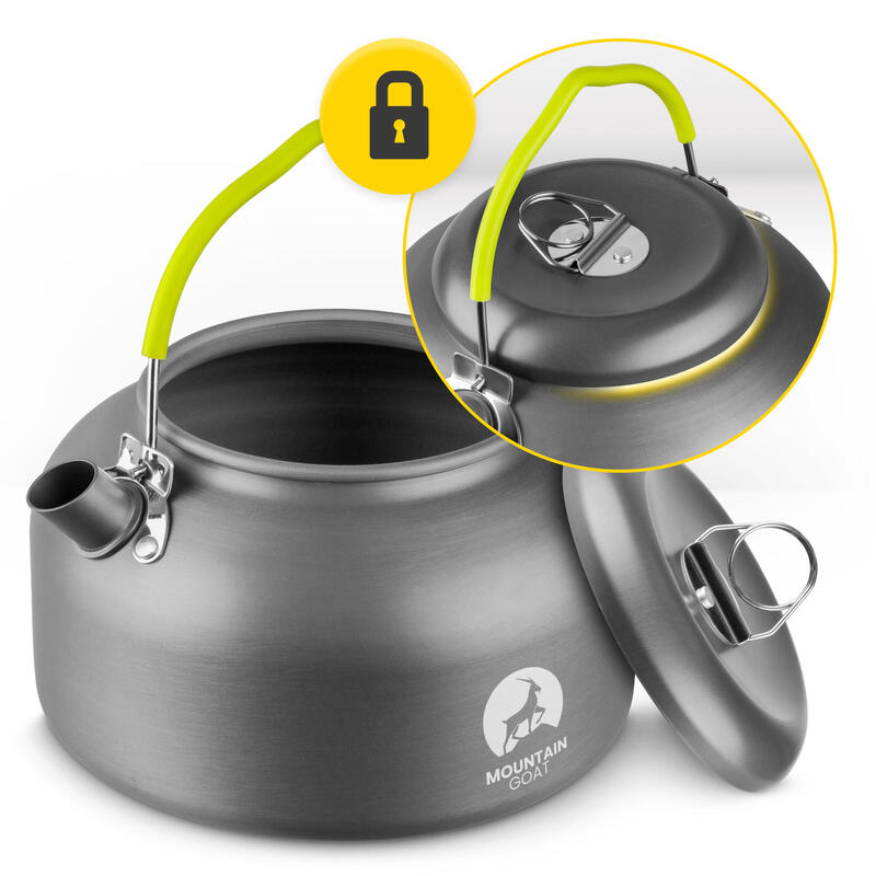 Ceainic turistic Mountain Goat 1,4 L pentru camping și drumeții
