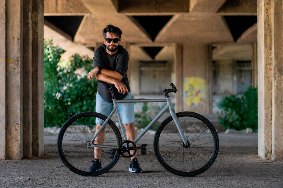 Bicicleta Fixie Raval Naked Edition Matte Grey 30mm 4/5