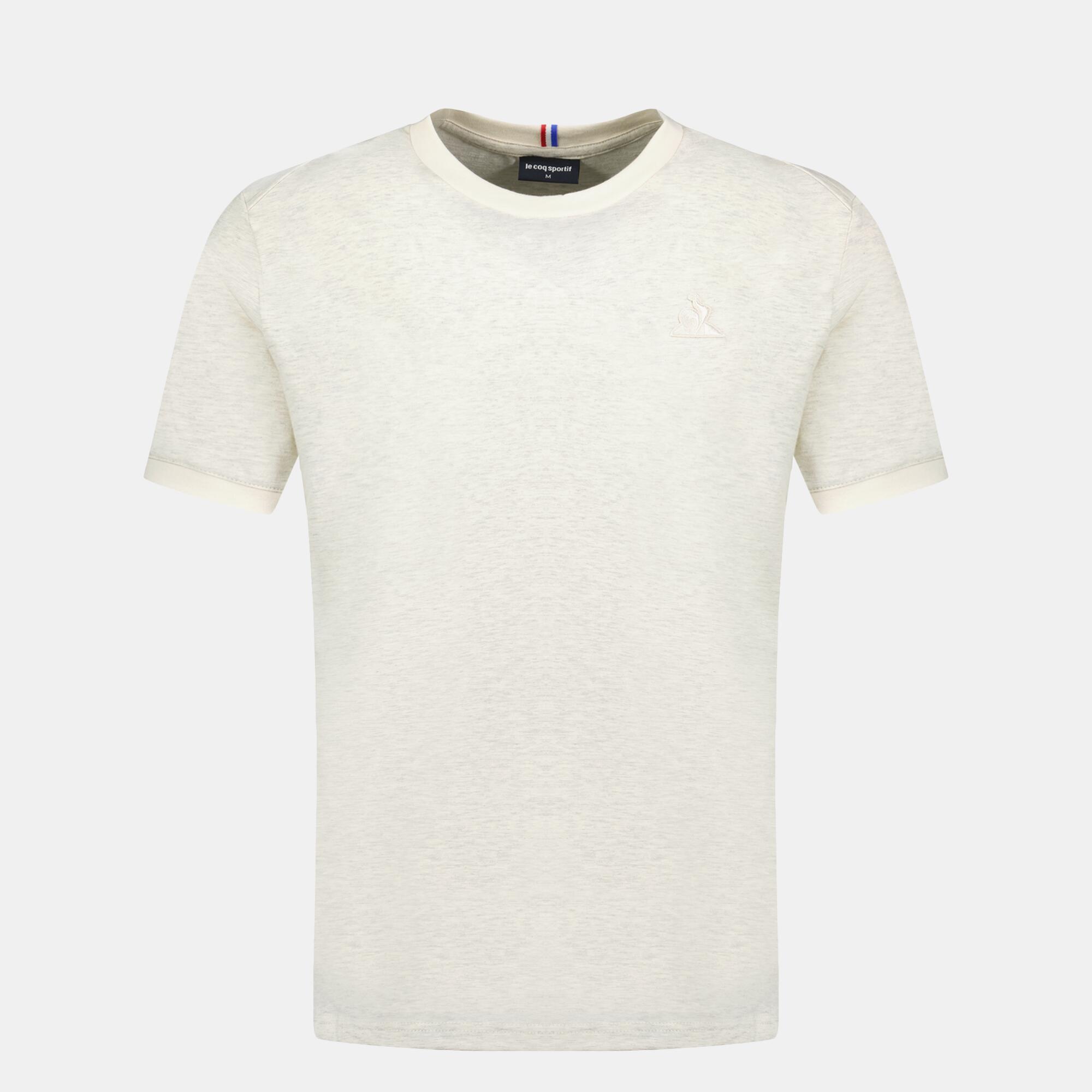 T-shirt Essentiel en jersey de coton Essentiels ton/ton 2/7