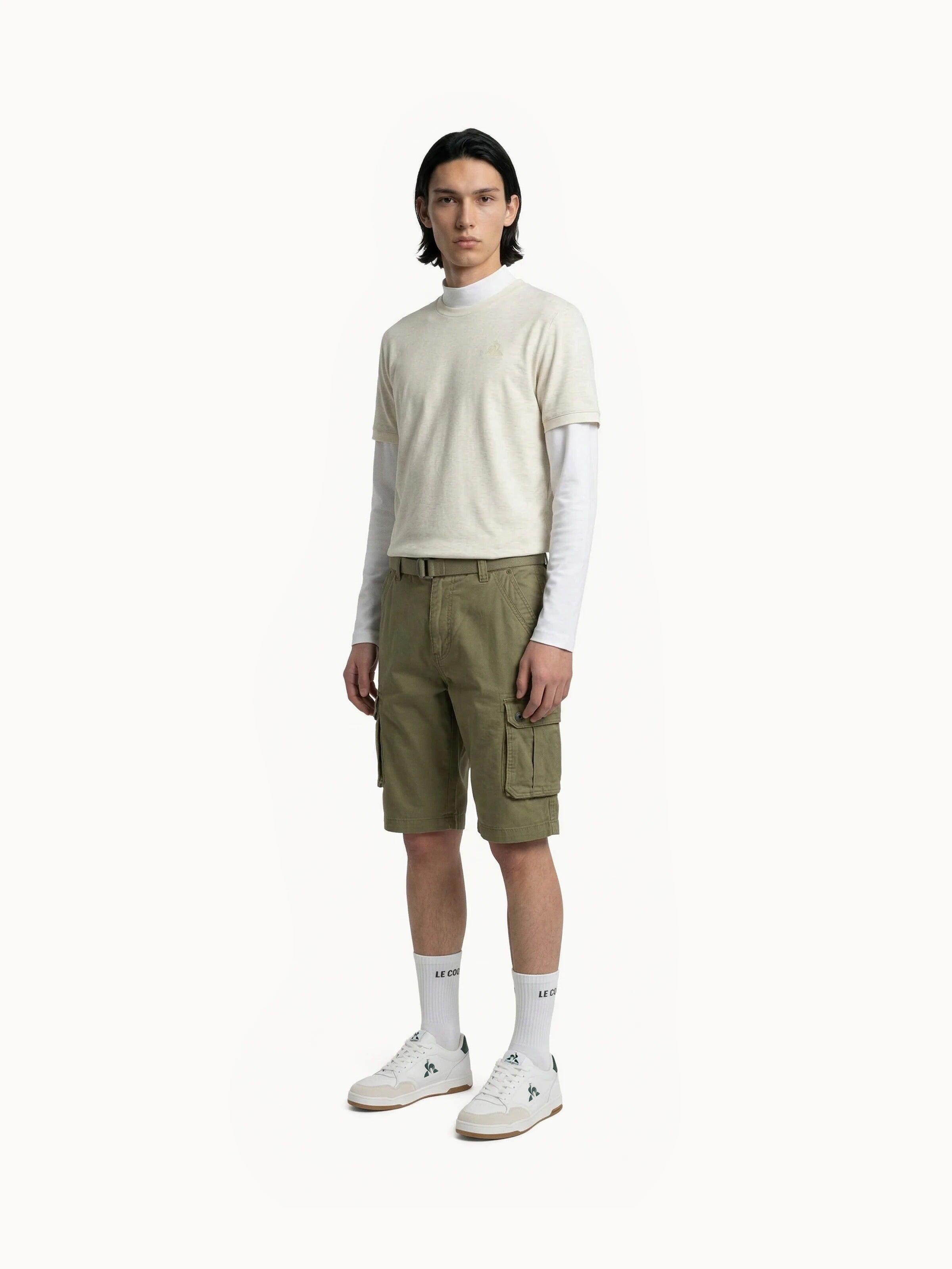 T-shirt Essentiel en jersey de coton Essentiels ton/ton 4/7
