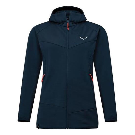 Veste de randonnée à capuche zippée femme Salewa Puez Altavia