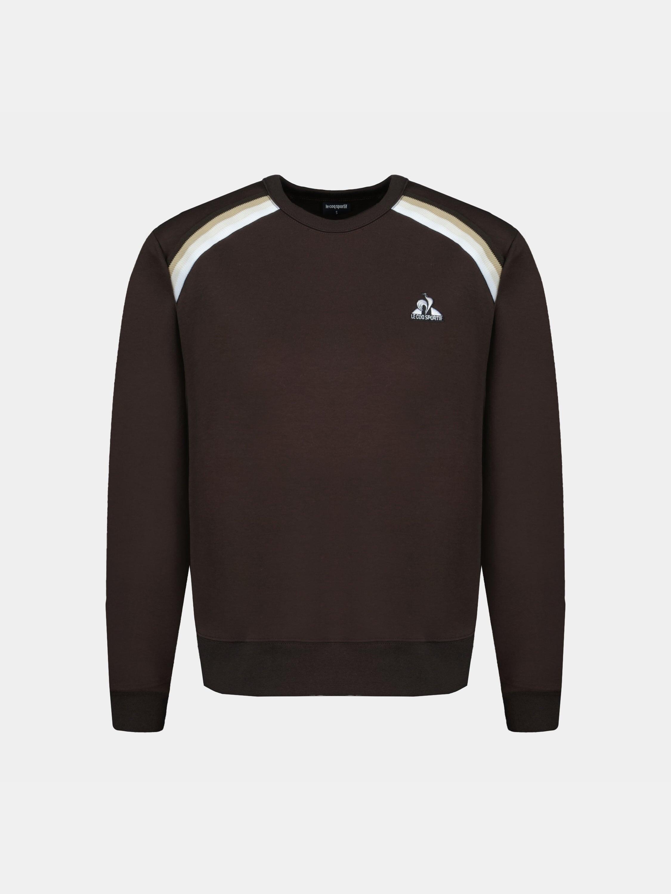 Sweat col rond en double face avec bandes rayées épaules Heritage 2/4