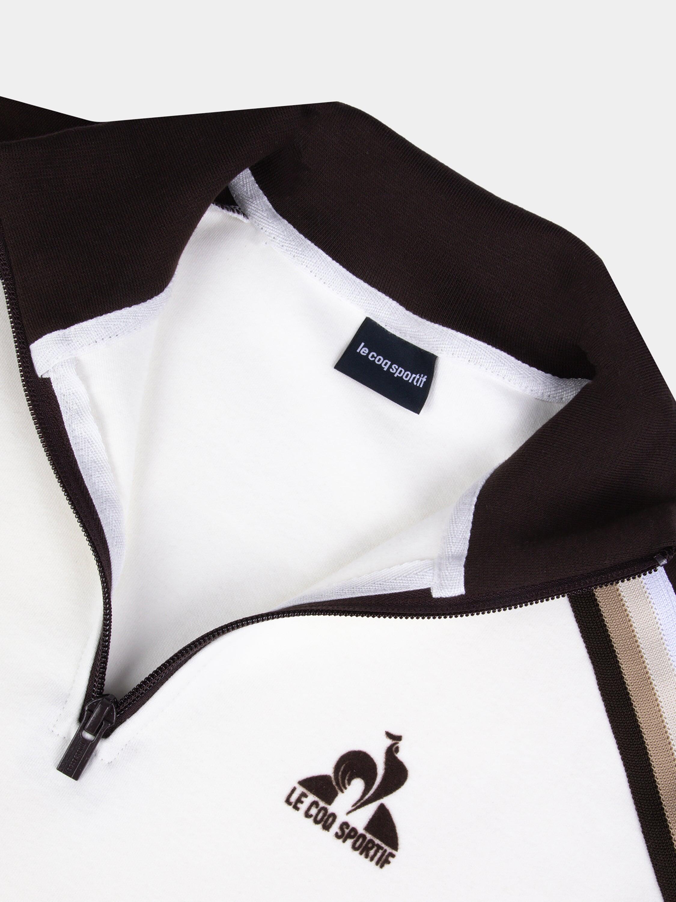 Sweat demi-zippé en double face avec bandes rayées épaules Heritage 5/5