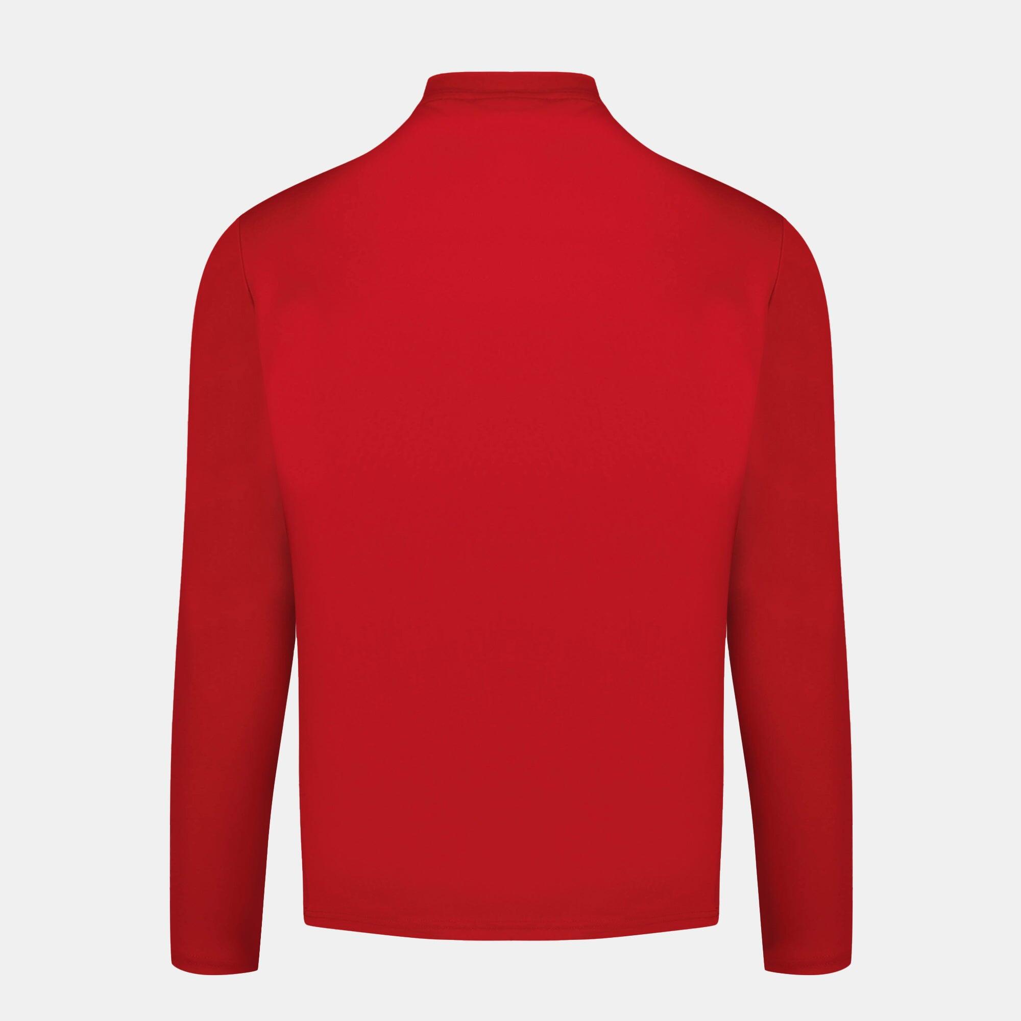 Sweat 1/2 Zip Le Coq Sportif Training Rouge Taille S 2/3