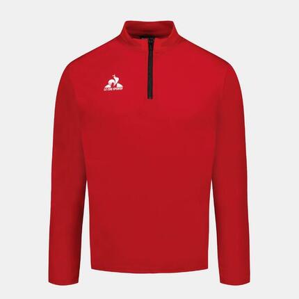 Sweat 1/2 Zip Le Coq Sportif Training Rouge Taille S