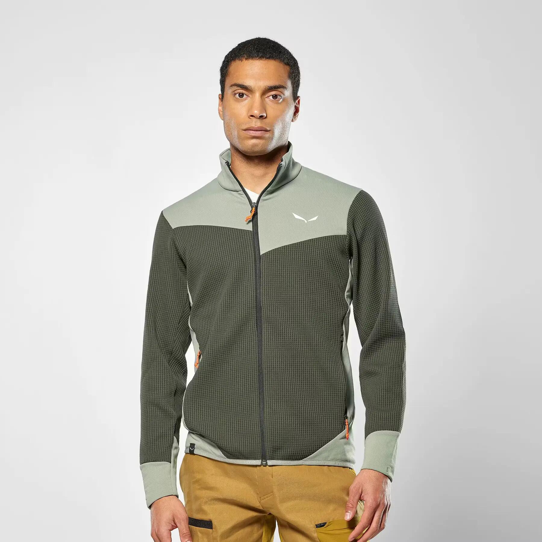 Chaqueta de senderismo con cremallera completa Salewa Puez Waffle Hyb Pl 2/5