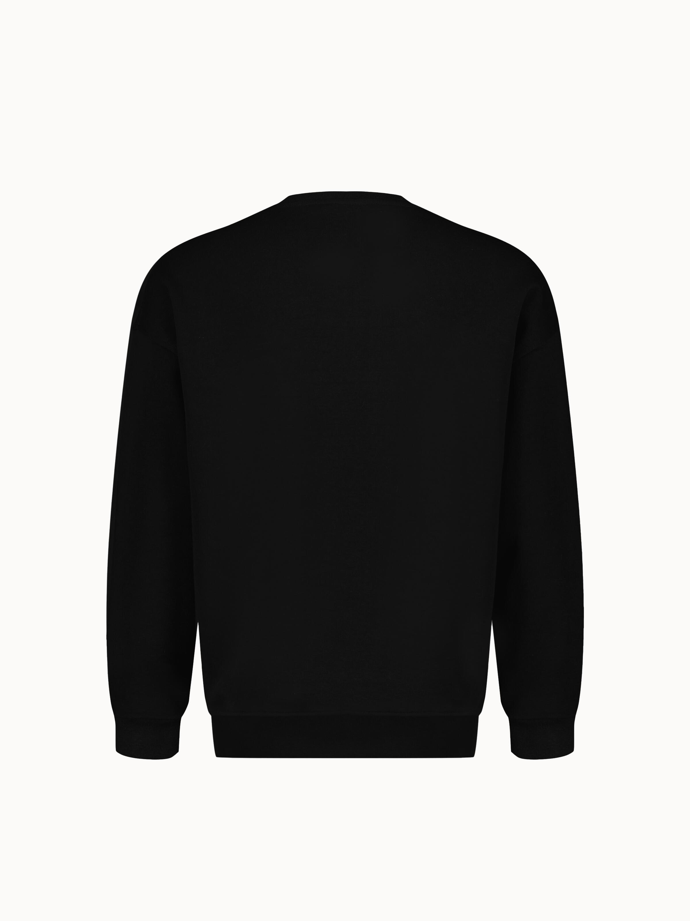 Sweat col rond relax en double face 3/5