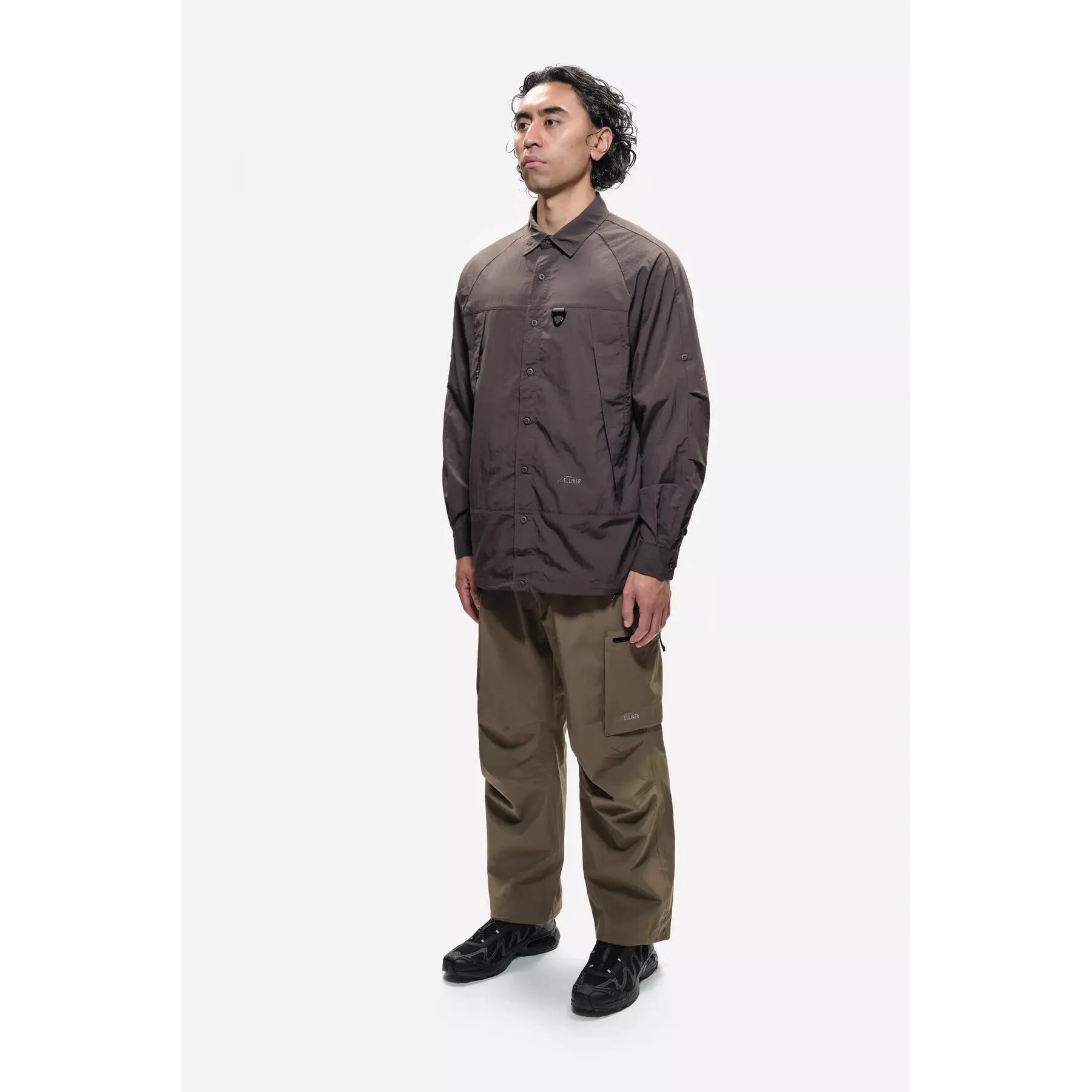 Technisch zip T-shirt met lange mouwen Elliker Craw 3/7