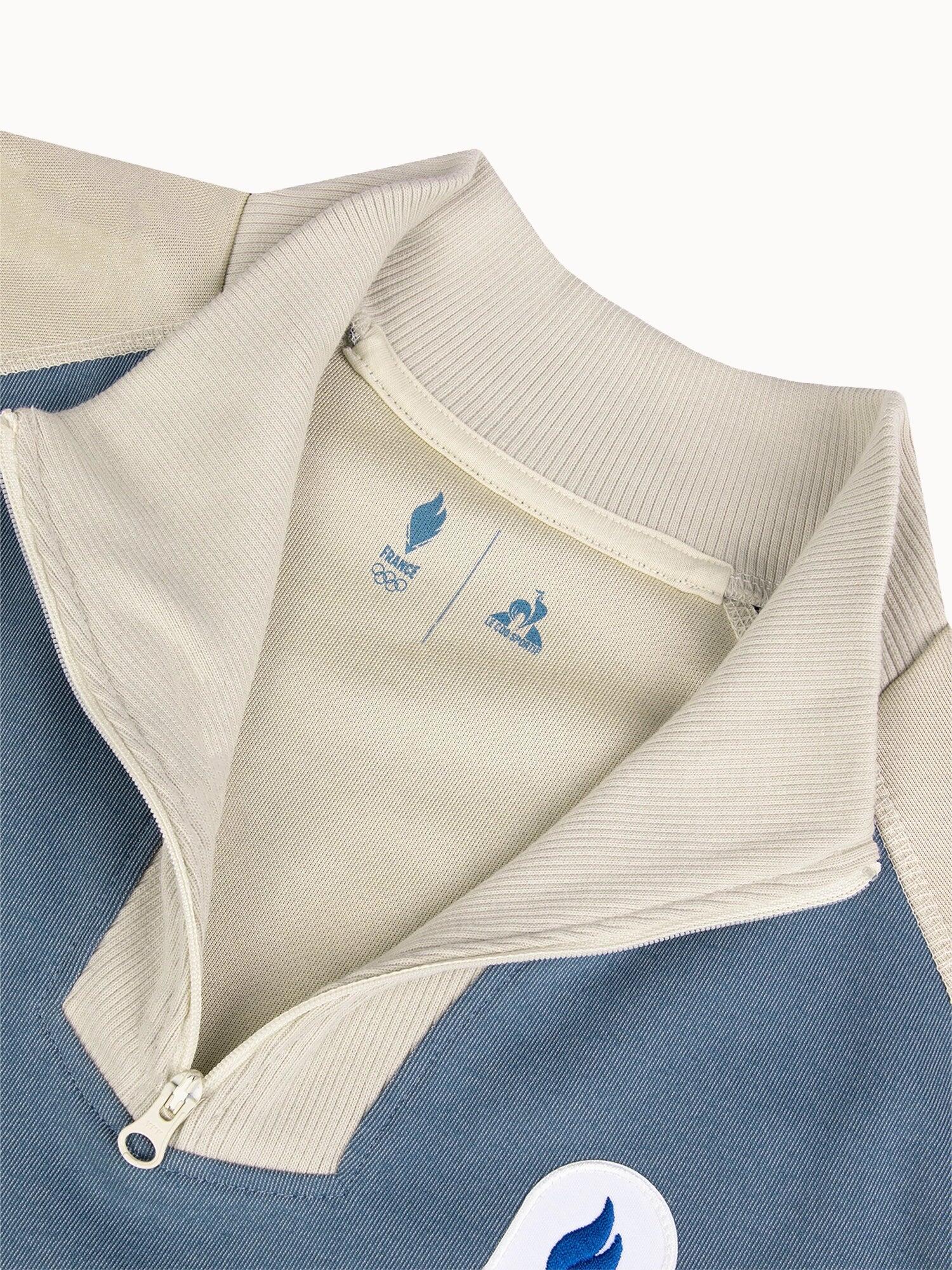 Polo col zippé Équipe de France Olympique 2026 Jeux Olympiques EQUIPE DE FRANCE 5/5