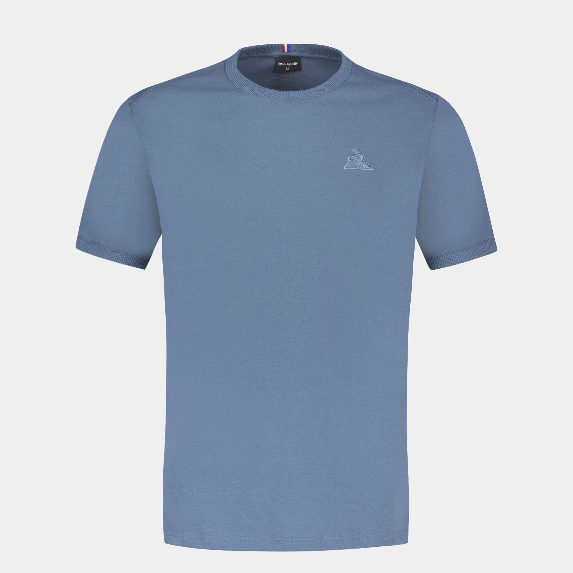 T-shirt Essentiel en jersey de coton Essentiels ton/ton 2/7