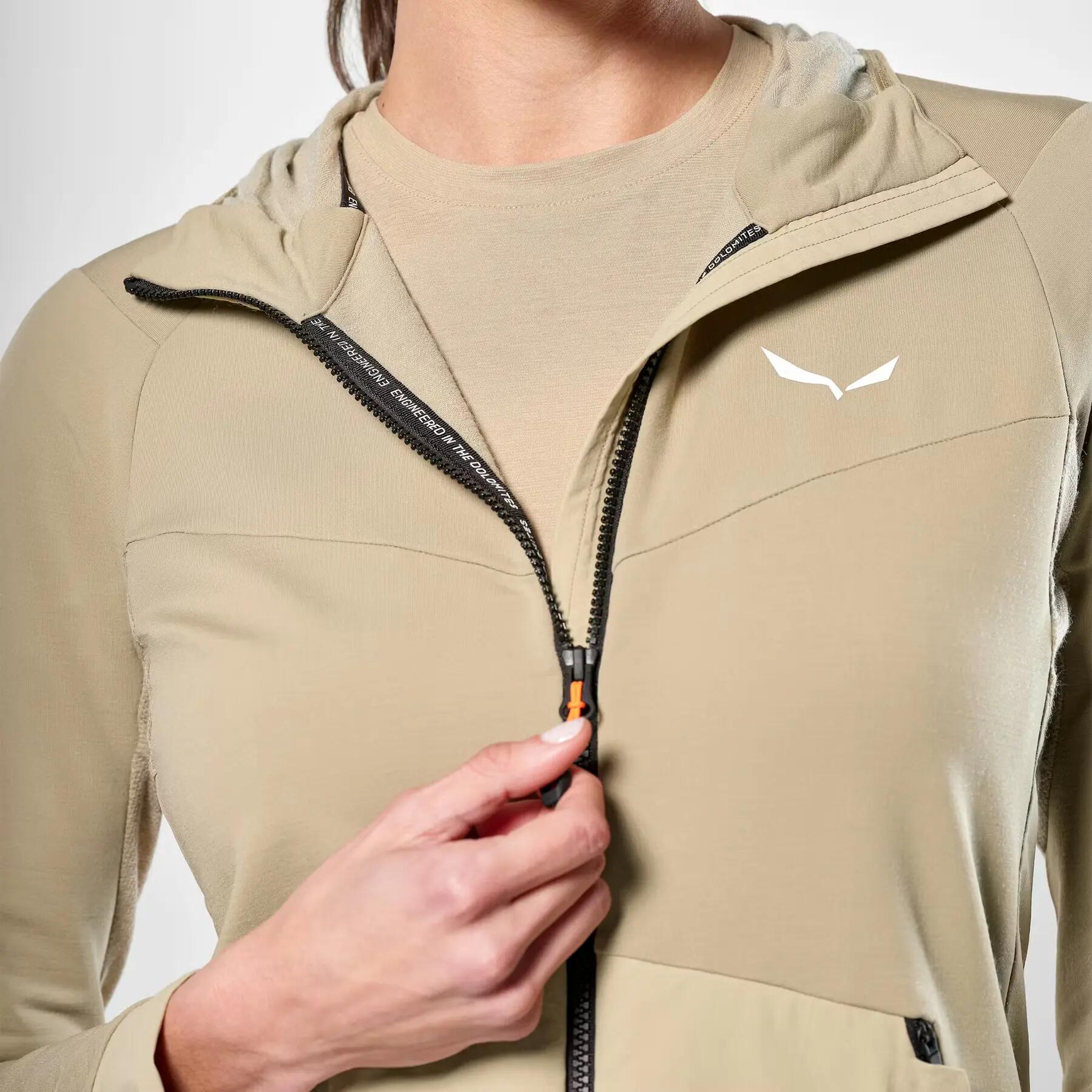 Chaqueta con capucha Salewa Puez Merino 3/5