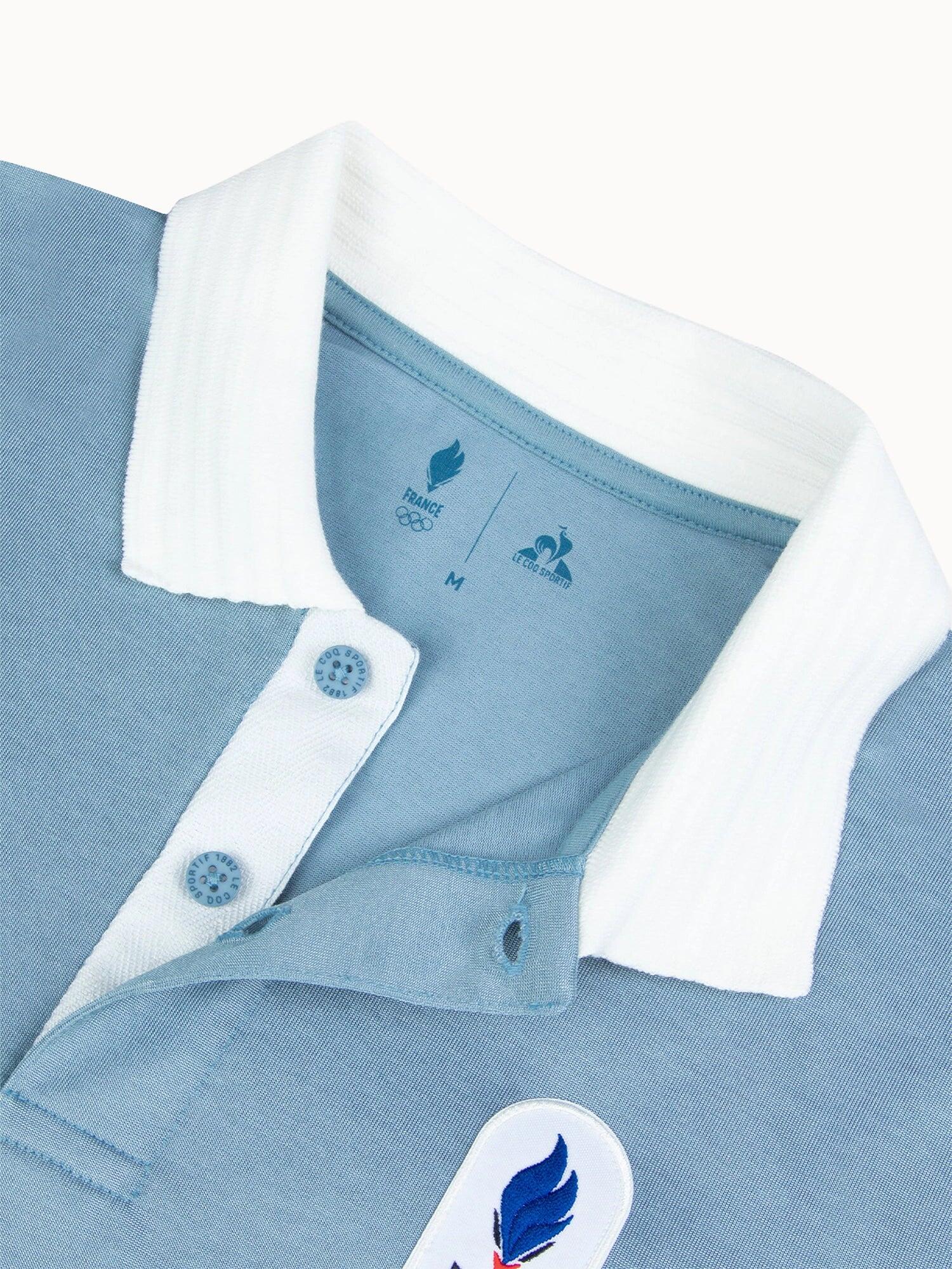 Polo Équipe de France Olympique 2026 en jersey technique JO EQUIPE DE FRANCE 5/5
