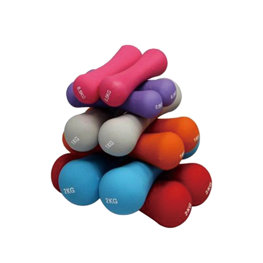 Gantera aerobic din neopren 0.5-5kk