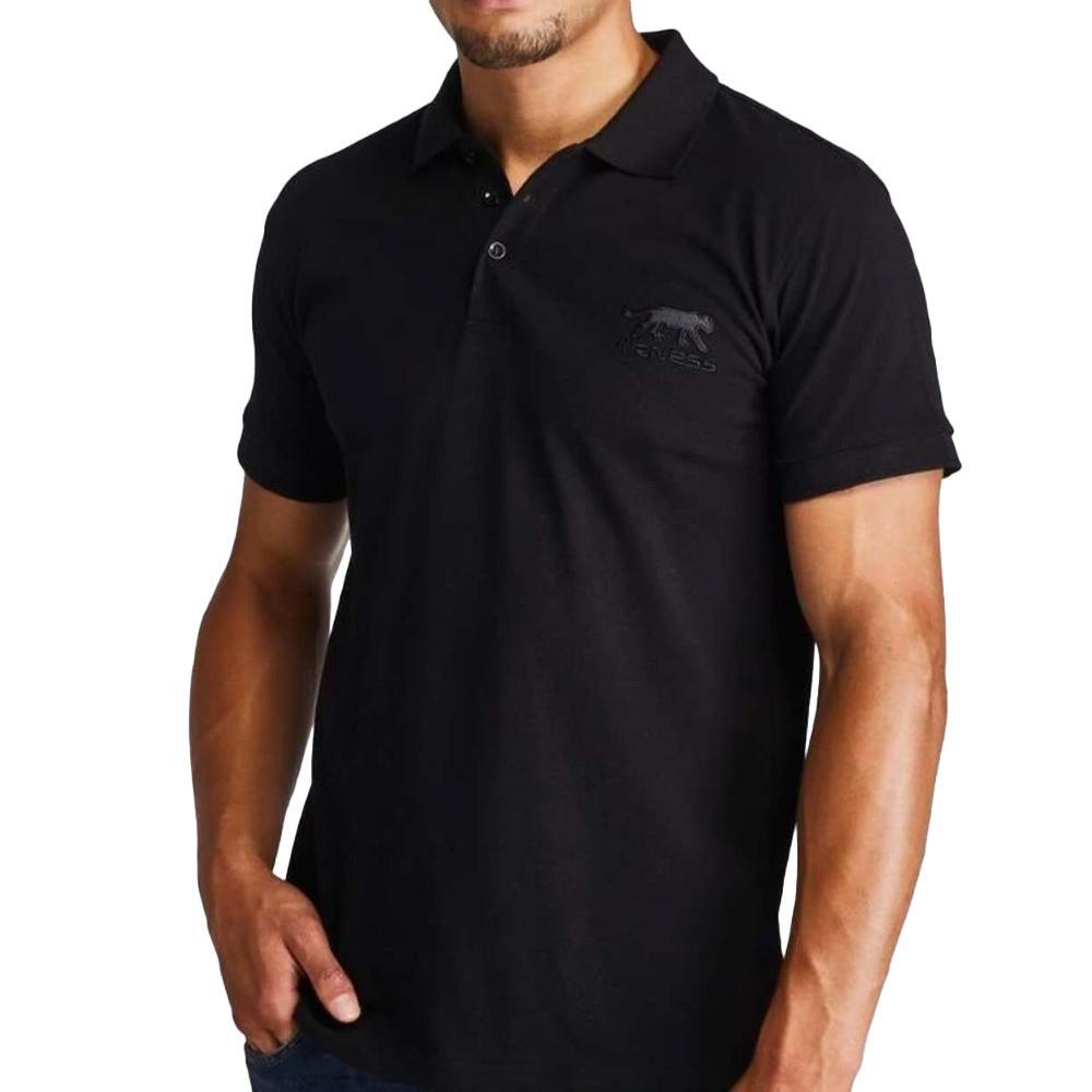 Men's Airness Predator Black Polo Shirt