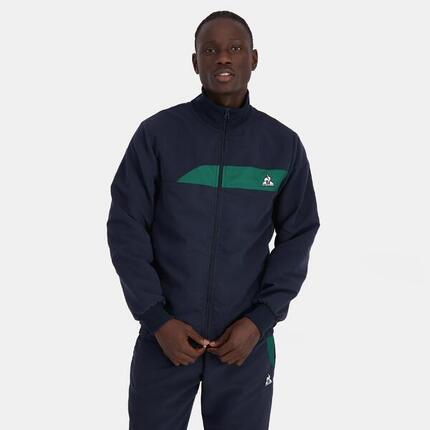 Veste Zippée Marine/Verte Homme Le Coq Sportif Saison