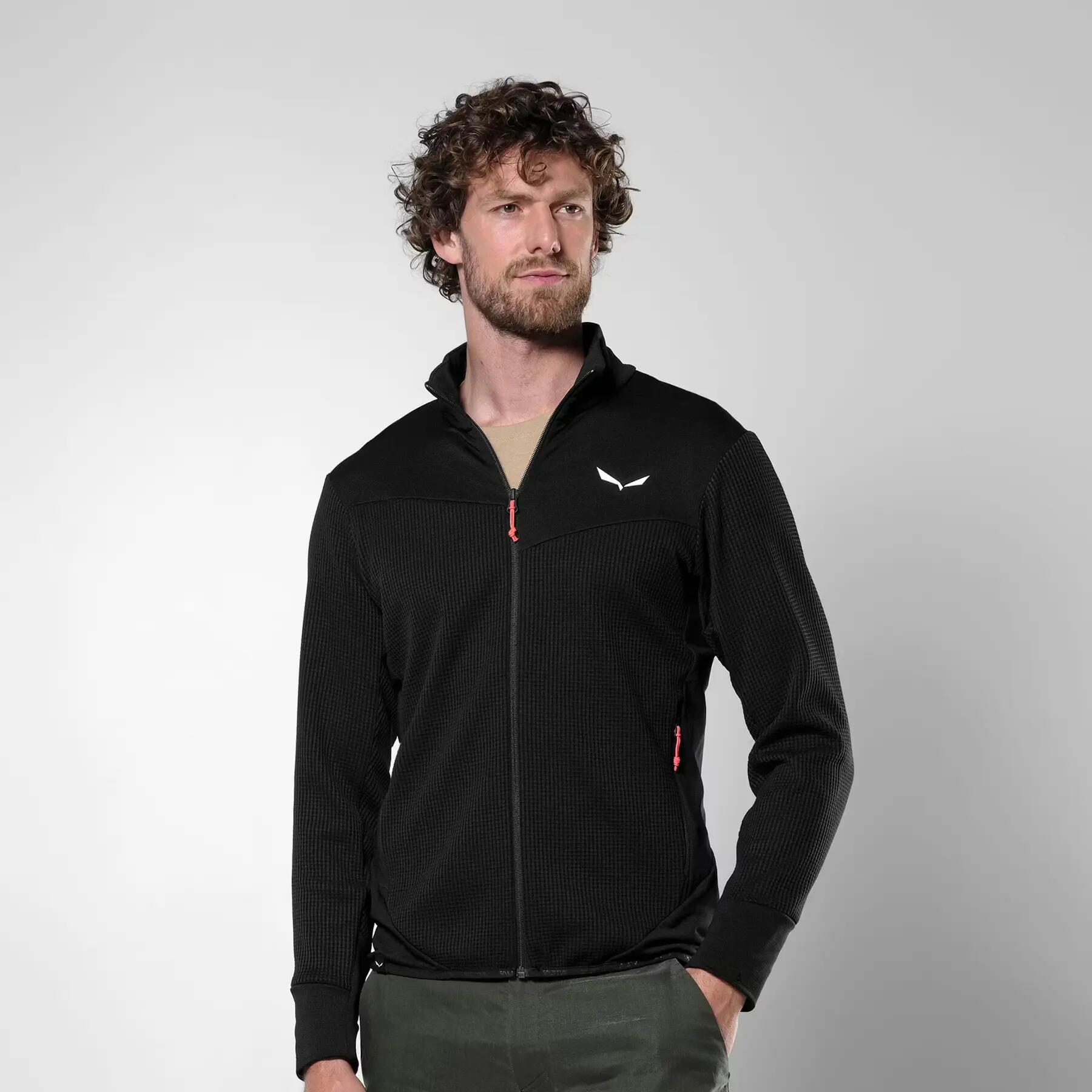 Veste de randonnée full zip Salewa Puez Waffle Hyb Pl 2/5