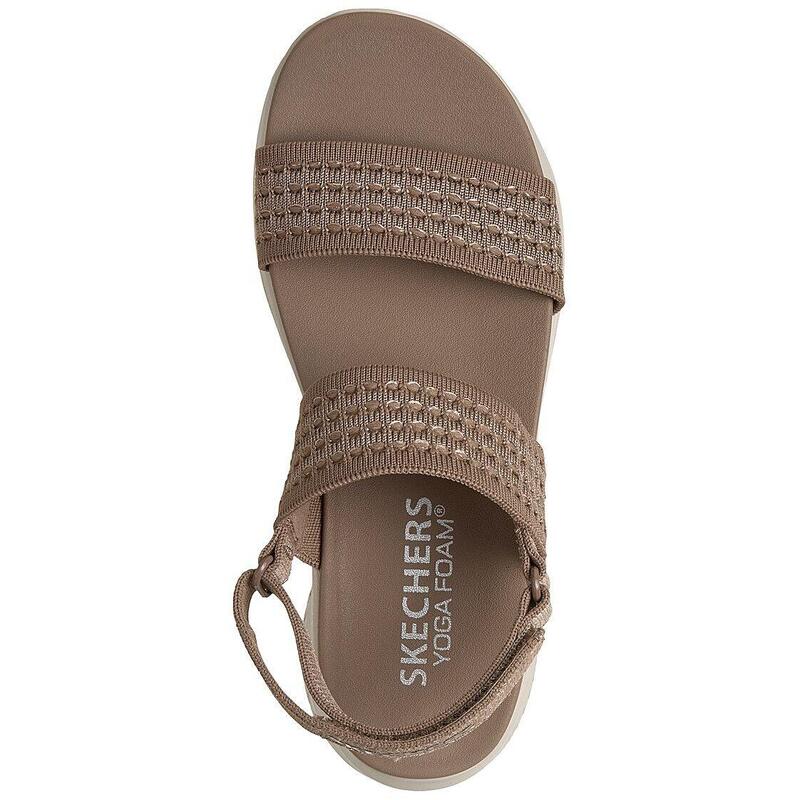 Sandale femei Skechers Ultra Flex 3.0 Sandal - All A, Maro