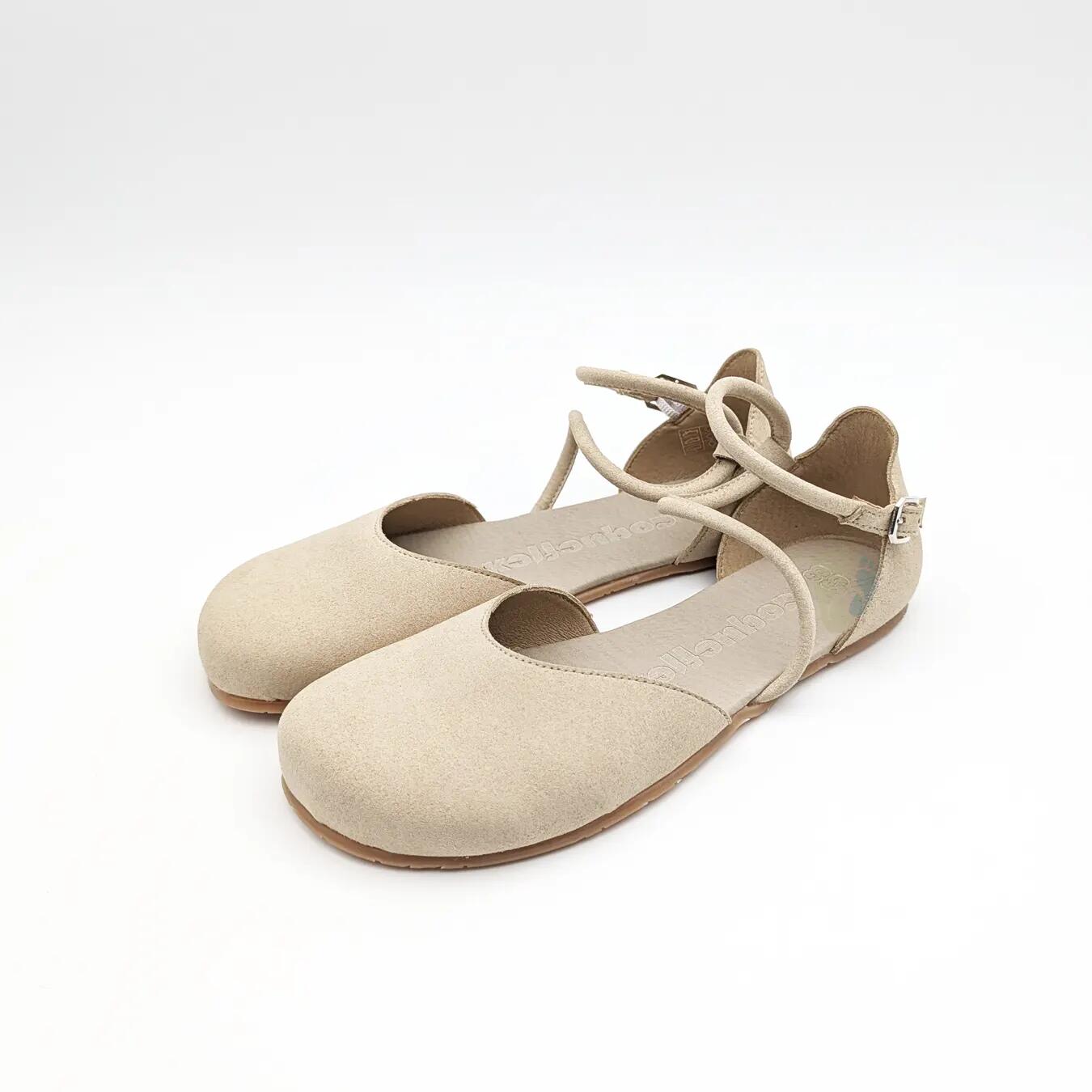 Coqueflex Sandalias Cerradas Piedra - Talla 37 5/7