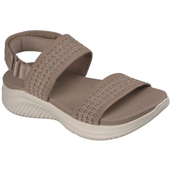 Sandalen Skechers Ultra Flex 3.0 Sandal - All A, Braun, Damen