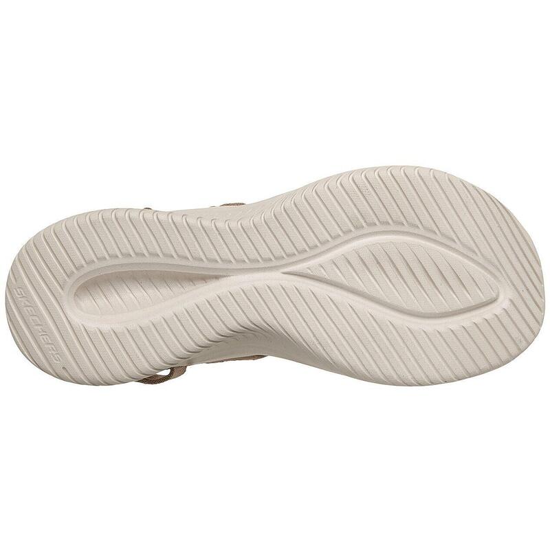 Sandale femei Skechers Ultra Flex 3.0 Sandal - All A, Maro